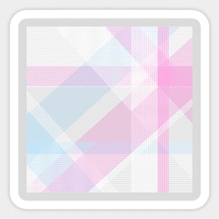 Abstract Lines - Trans Colors Sticker